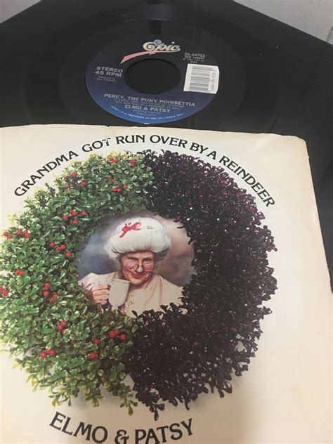 Grandma Got Run Over By A Reindeer Elmo And Patsy 45rpm Record Vinyl 1984