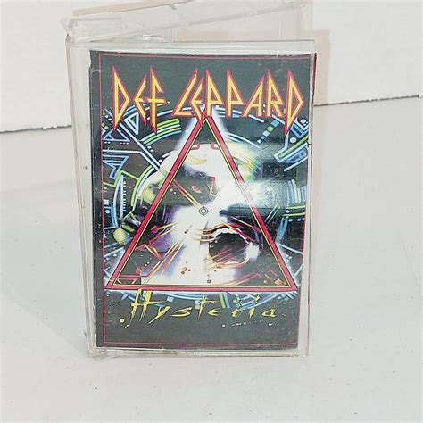 Def Leppard Hysteria Cassette Tape 1987 Tested And Works Etsy