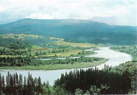 Nord Trøndelag Fylke Grong Kommune Namsen Ved Gartland Mountains