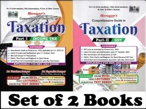 Aadhya Prakashan Comprehensive Guide To Taxation Part I Income Tax