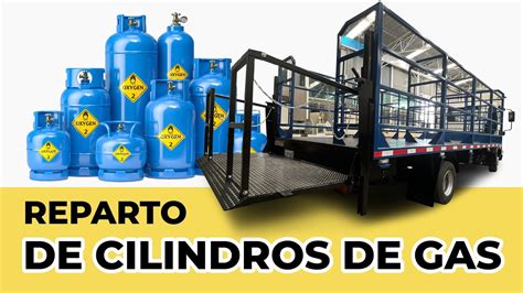 Cami N Con Carrocer A Para Repartos De Cilindros De Gas Youtube