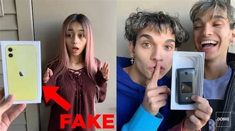 New video on Lucas and Marcus's channel 😍 they gave Ivonne a fake IPhone 11 for her birthday ...