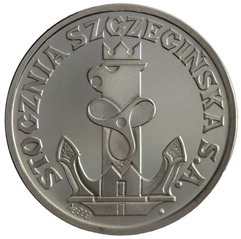 Stocznia Szczecińska 500 Statków Zwodowanych 1 Oz Srebro