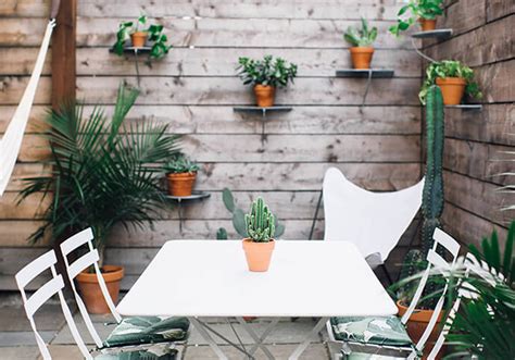 15 Idées Pour Pimper Le Mur De Sa Terrasse Elle Décoration