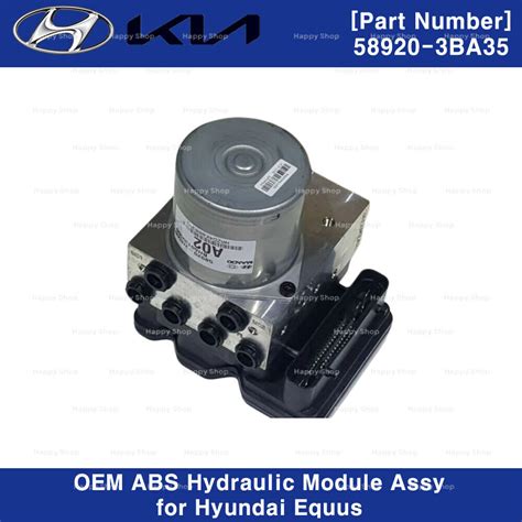 New ABS Hydraulic Module Assy Oem 589203BA35 For Hyundai Equus 01 06 EBay