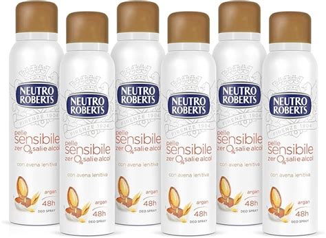 Neutro Roberts Deodorante Spray Pelle Sensibile Con Avena Lenitiva E