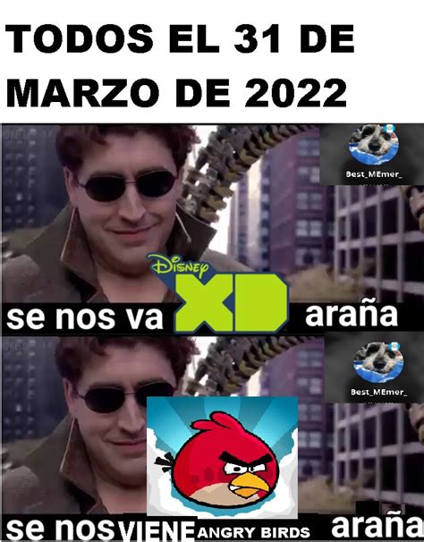 adiós disney xd hola angry birds Meme subido por Best MEmer Memedroid