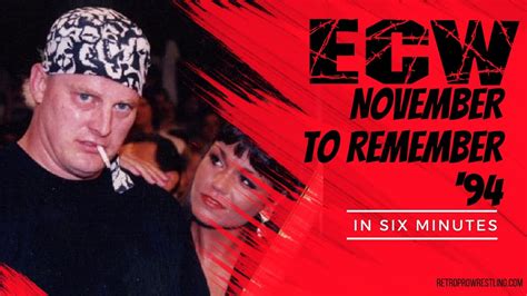 Ecw November To Remember In Minutes Youtube