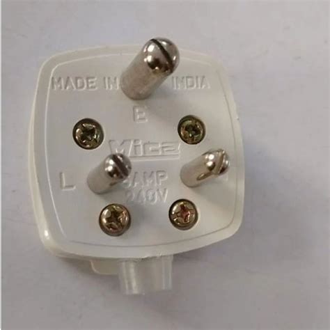 15a Mica 3 Pin Plug Top At Rs 30piece 2 Pin Plug Top In New Delhi