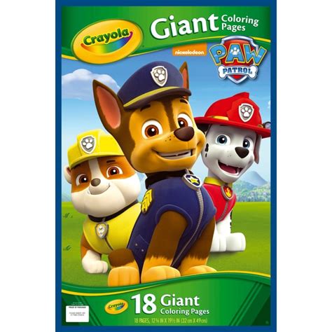 Crayola Giant Colouring Pages PAW Patrol Smyths Toys UK