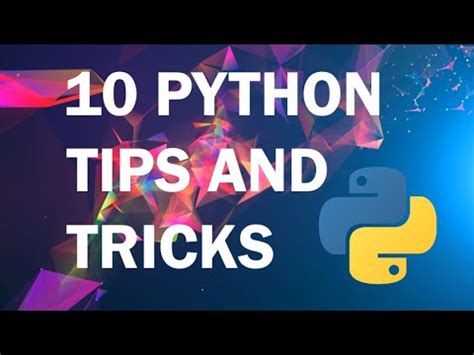 10 Python Tips And Tricks You Should Check Out YouTube