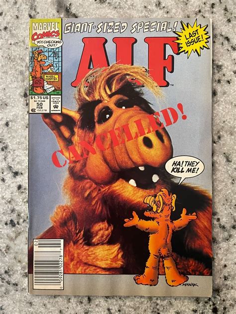 Alf Fn Marvel Comic Book Last Issue Photo Cover Alien Life Form