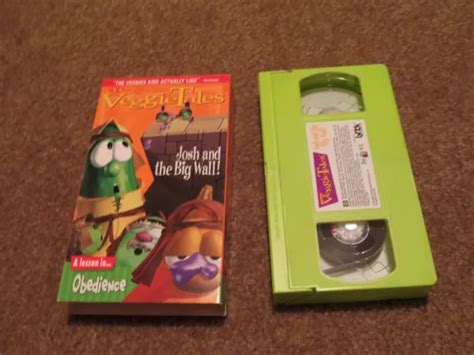 Veggietales Josh And The Big Wall Vhs Picclick Uk