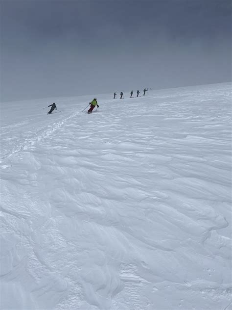 R Ckblick Skitour Monte Rosa Gebiet Sektion Brixen