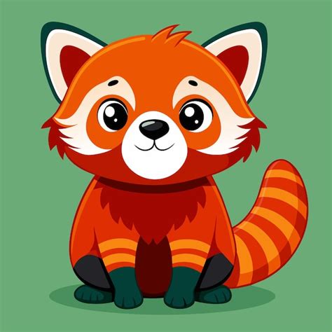 Premium Vector Red Panda Vector Design