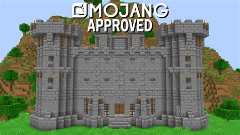 Building A Castle The Way Mojang Intended It Youtube