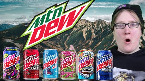 MOUNTAIN DEW Drinks TEST XXL Limonade Aus Den USA YouTube