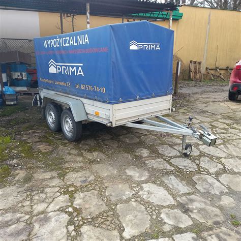 Przyczepka dwuosiowa z plandeką Krasnystaw OLX pl