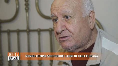 Nonno Mimmo Sorprende I Ladri In Casa E Spara Dritto E Rovescio Video