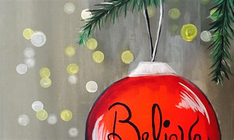 How To Paint An Ornament With Blurry Lights Tracies Canvas Tutorials