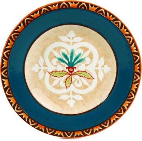 Amazon Fitz And Floyd Global Market Salad Plate Blue Salad Plates