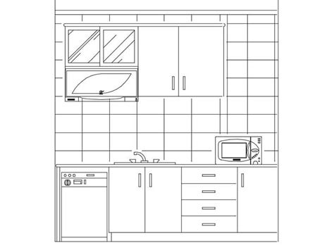 Autocad Kitchen Cabinet Blocks