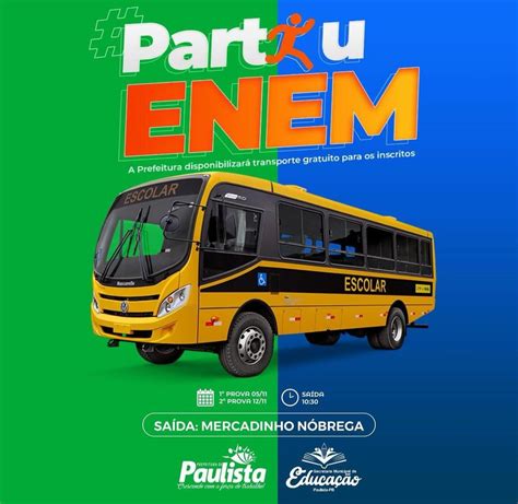 Prefeitura Disponibiliza Transporte Gratuito Para Alunos Inscritos No