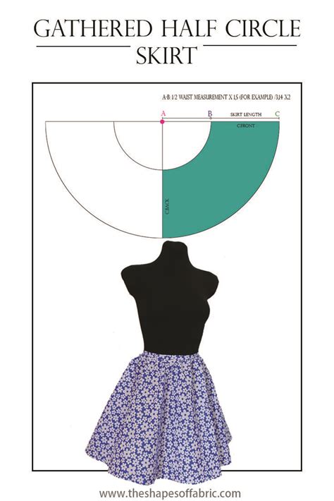 Printable Circle Skirt Pattern