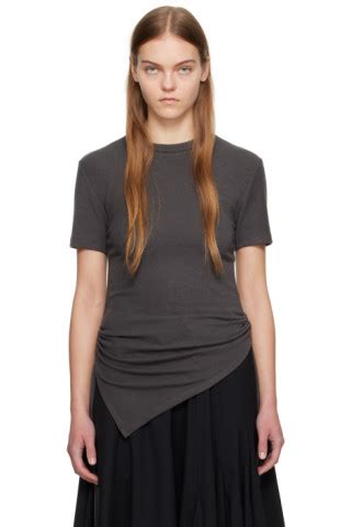 SSENSE Exclusive Gray Cindy T Shirt By Andersson Bell On Sale