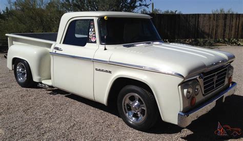 1966 Dodge D 100 Short Bed Stepside Pickup Truck