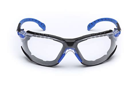 3m Safety Glasses Anti Fog Anti Scratch No Foam Lining Wraparound Frame Half Frame Black