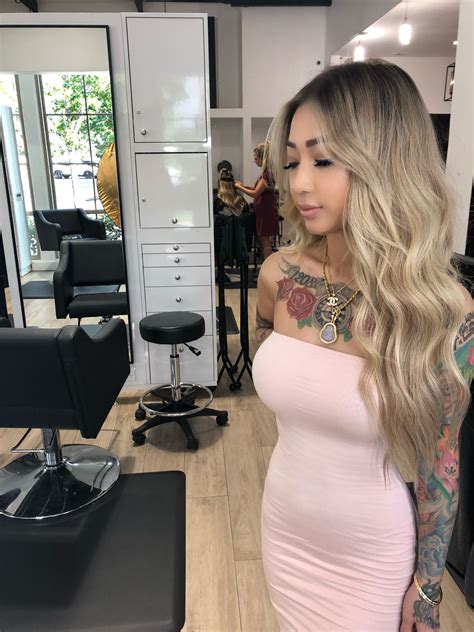 Asian Blonde Ombré Bayalage Blonde Asian Hair Blonde Asian Asian Hair