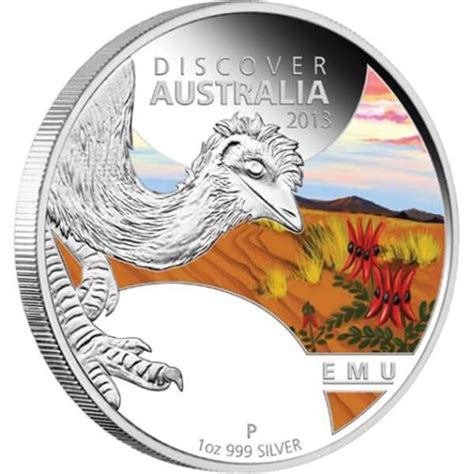 Australia 1 Dollar 2013 Discover Australia Emu Colored Catawiki