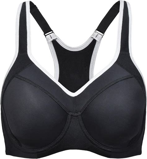 Syrokan Femme Soutien Gorge De Sport à Armature Grand Maintien Dos