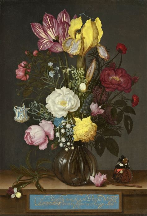 Ambrosius Bosschaert The Elder Bouquet Of Flowers In A