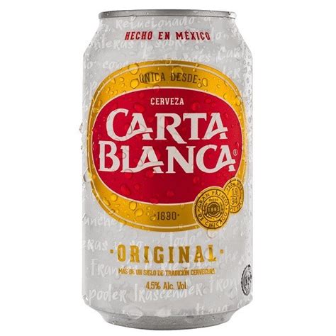 Cerveza Carta Blanca Lata Ml Comercial Trevi O