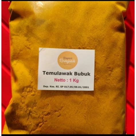 Jual Temulawak Bubuk 1 Kg Shopee Indonesia