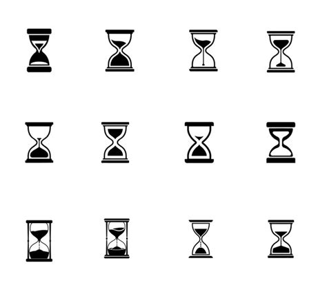 Sablier Vector Illustration Collection Sablier Clip Art Horloge