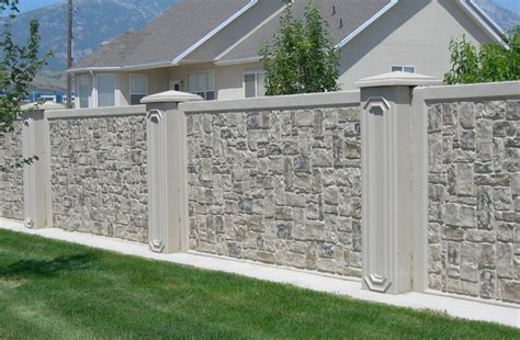 Ashlar Pre Cast Fence - Utah Fencing Company