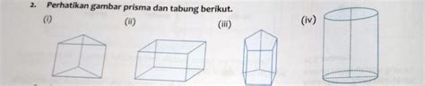 Gambar I Ii Dan Iii Merupakan Bangun Ruang Bentuk Prisma