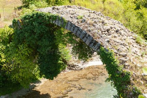 A Semicircular Stone Arch Under the Embankment a Passage Under the ...