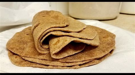 Soft Whole Wheat Flour Tortilla Recipe Youtube