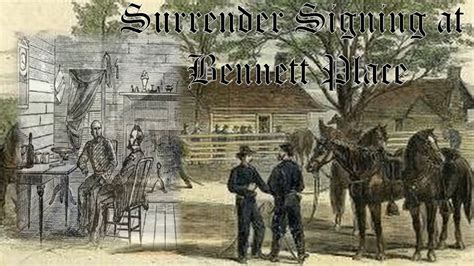 Surrender Signing At Bennett Place Final End In Civil War With Grant