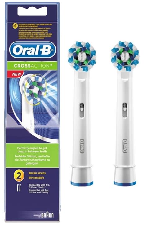 Oral B CrossAction EB50 2 Borsthuvud 2 St Gama