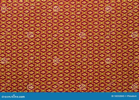 Thai Fabric Patterns Stock Image Image Of Hand Bright 18232845