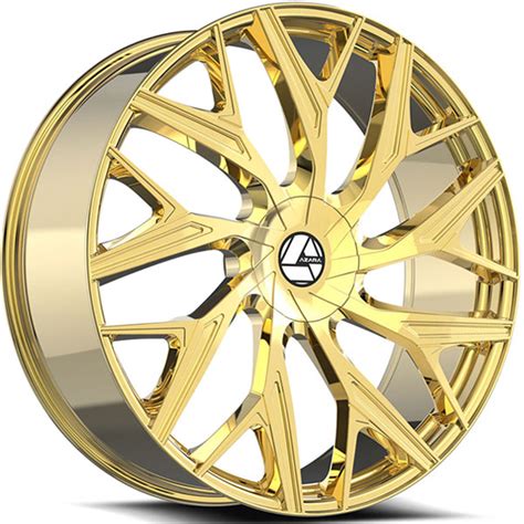 Azara Aza Nano Gold Dually Wheels