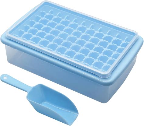 Amazon Joqiment Ice Cube Trays Molds With Lid Bin Easy Release