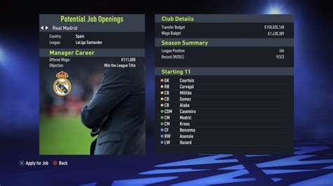 How To Apply For New Jobs In FIFA 22 Career Mode DiamondLobby