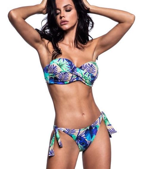 Γυναικείο Μαγιό BLUEPOINT Bikini Top Tropical Chaos Strapless Cup D