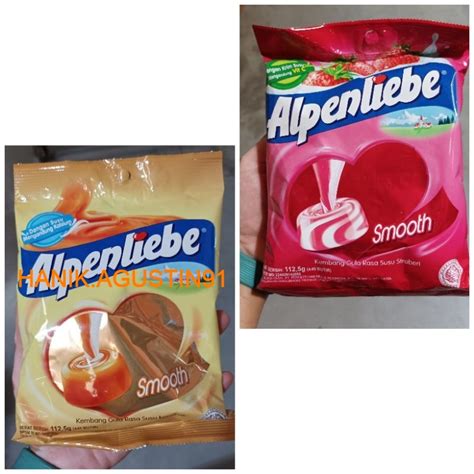 Jual Permen Alpenliebe Original Strawberry Kemasan Bag Gram Isi